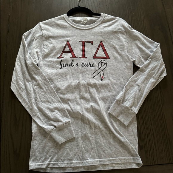 Alpha Gamma Delta Long Sleeve Tee | AGD | ΑΓΔ - Picture 1 of 2